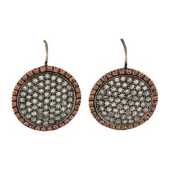 ROBERTO MARRONI
18K Diamond & Sapphire Drop Earrings - Picture 2 of 5